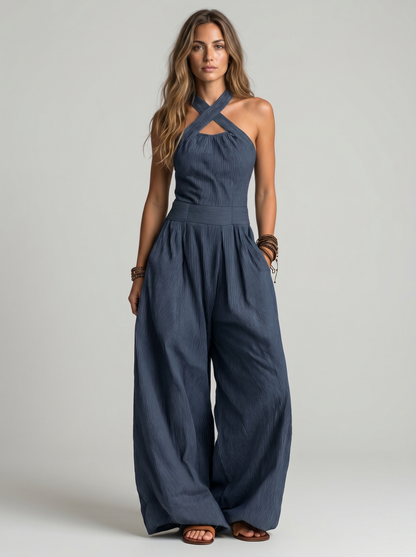 Beatriz | Mono elegante con escote cruzado