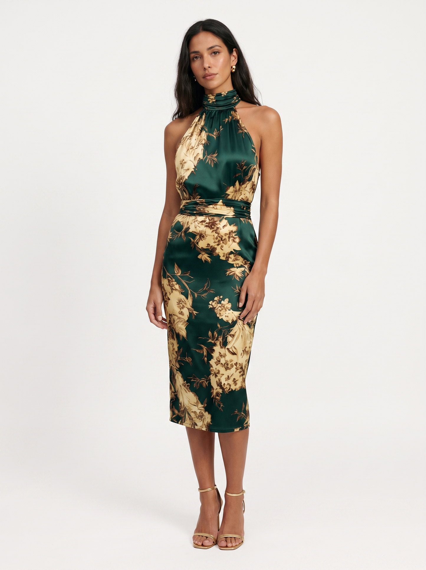 Flora Vestido Cuello Halter