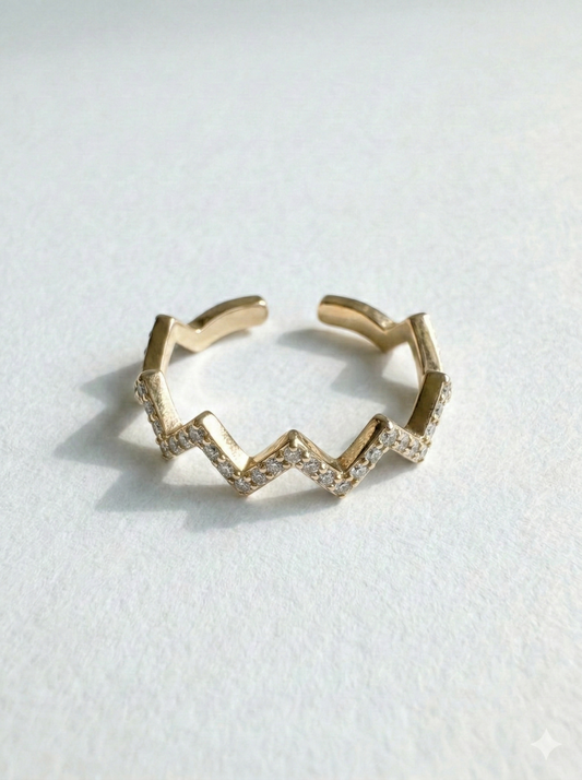Anillo zigzag