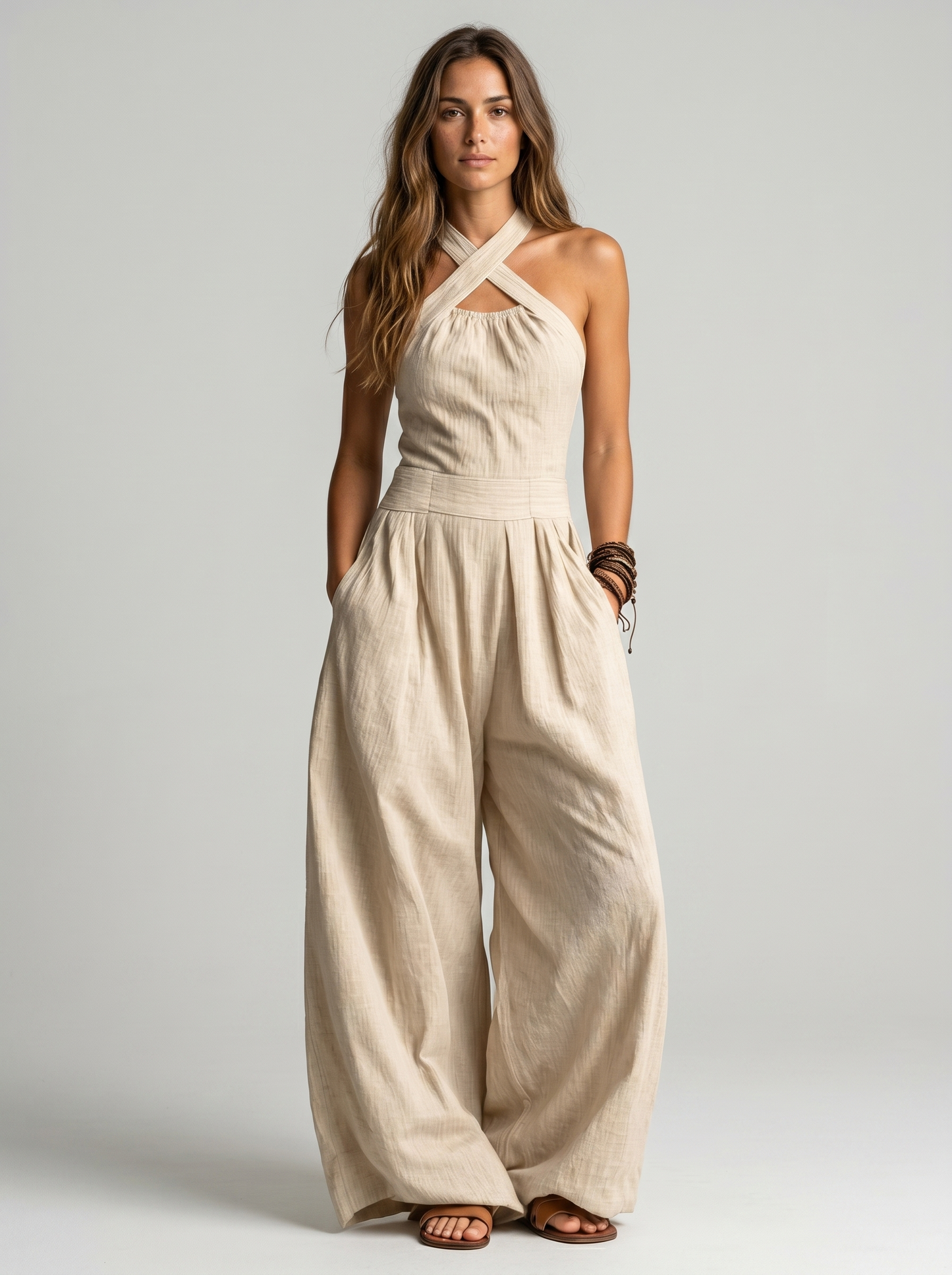 Beatriz | Mono elegante con escote cruzado