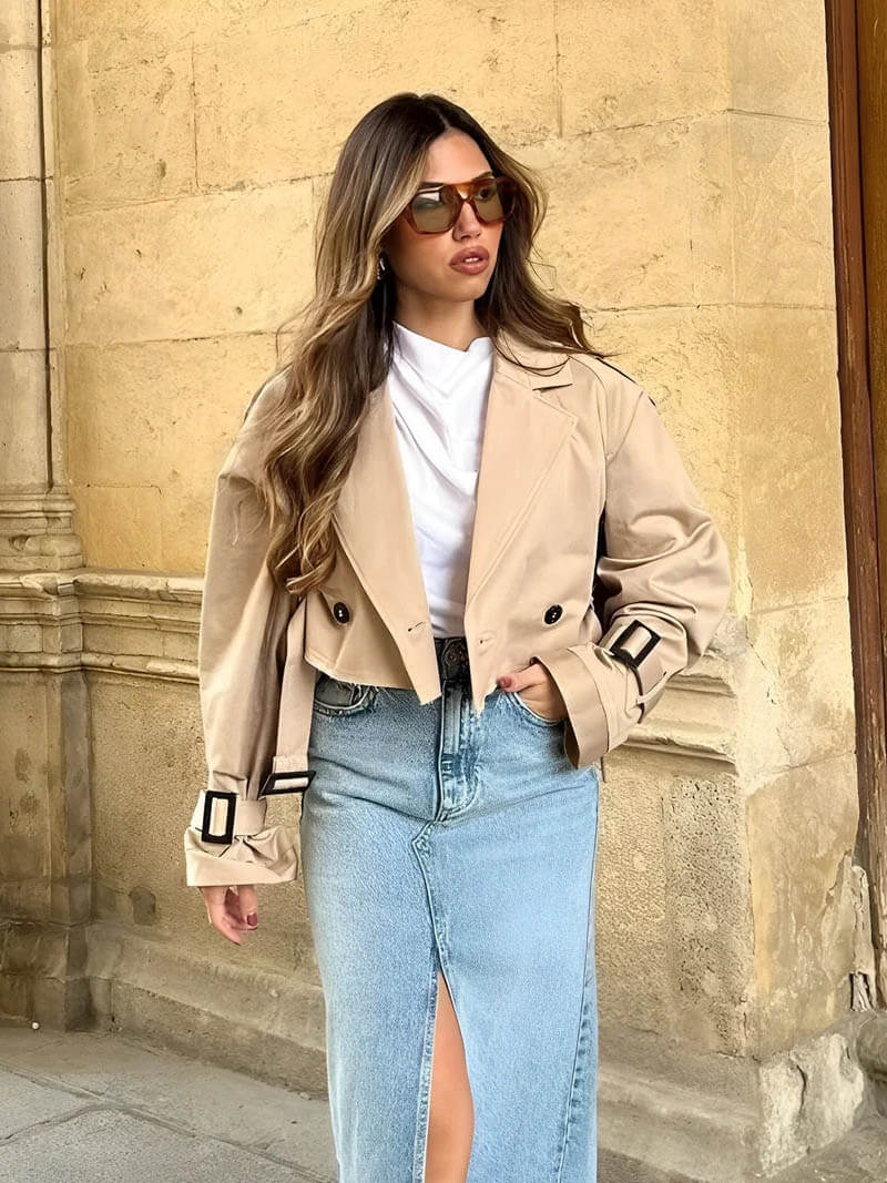 Fari | Gabardina Crop