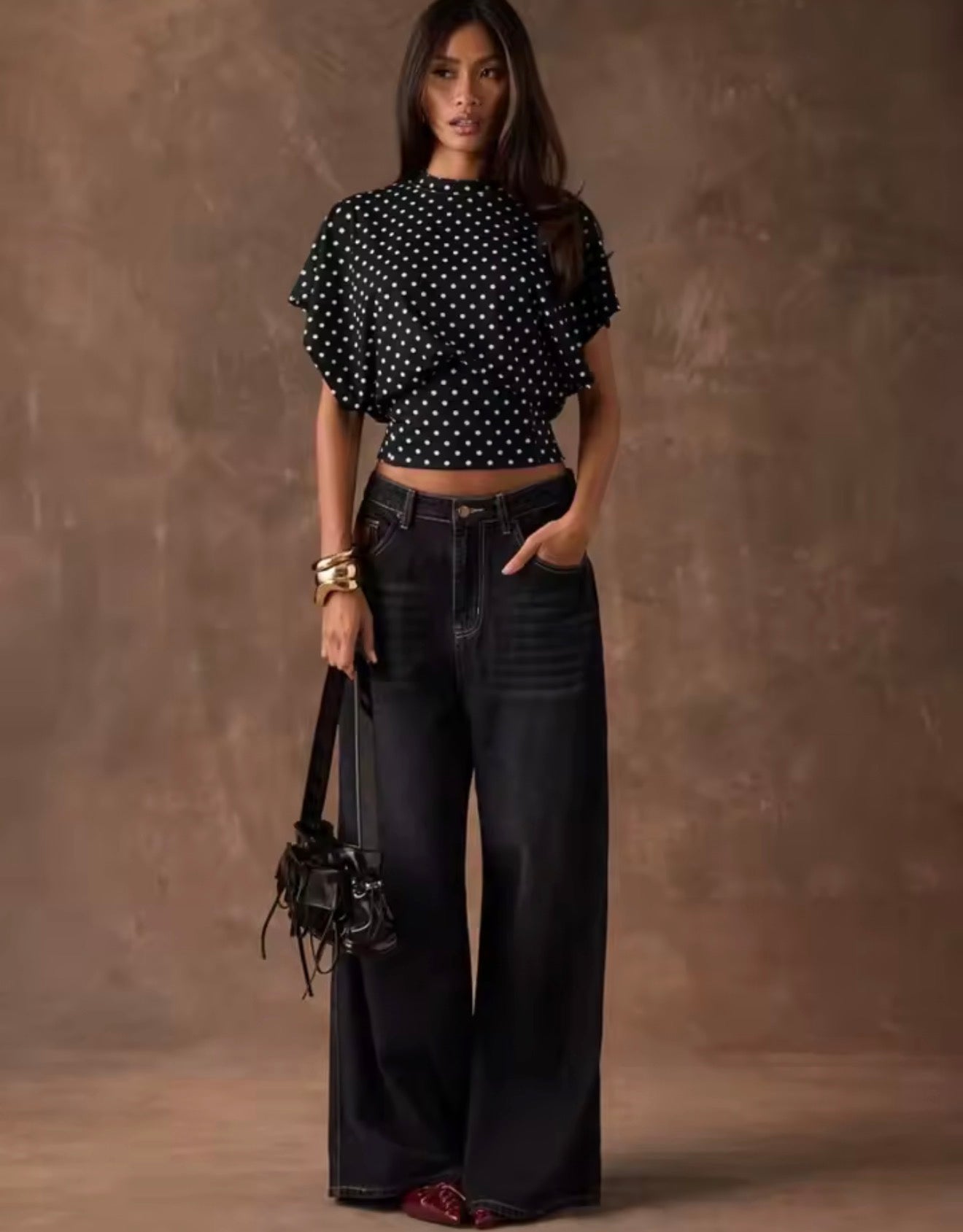 Mer Blusa Topos
