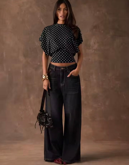 Mer Blusa Topos