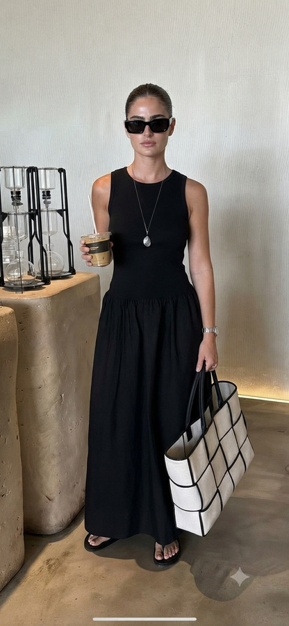 Lua Vestido Maxi Canalé