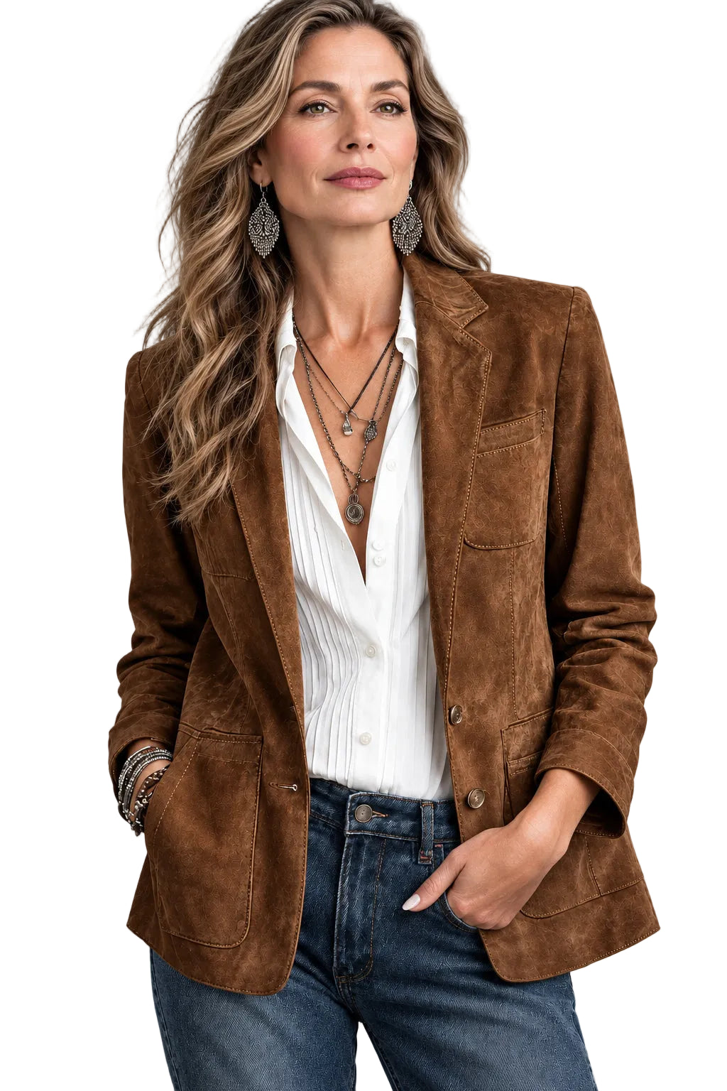 Pilar | Blazer vintage marrón