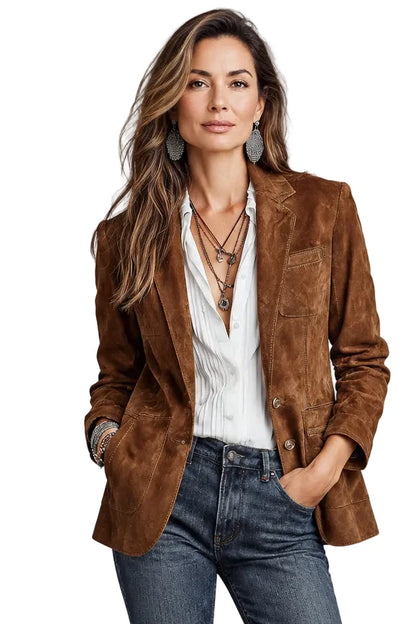Pilar | Blazer vintage marrón