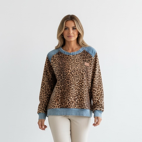 Dova | Jersey Punto Leopardo
