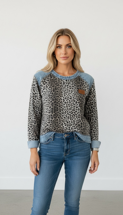 Dova | Jersey Punto Leopardo