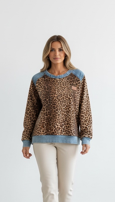 Dova | Jersey Punto Leopardo