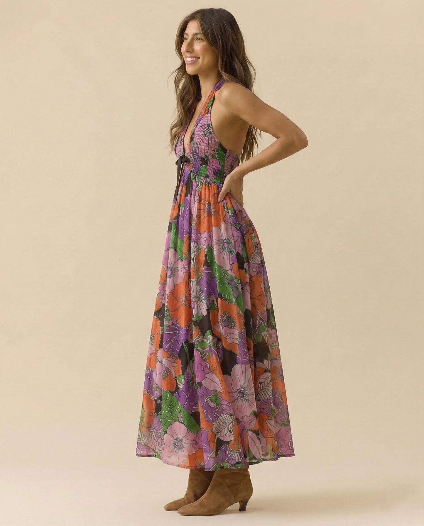 Elara | Vestido Halster