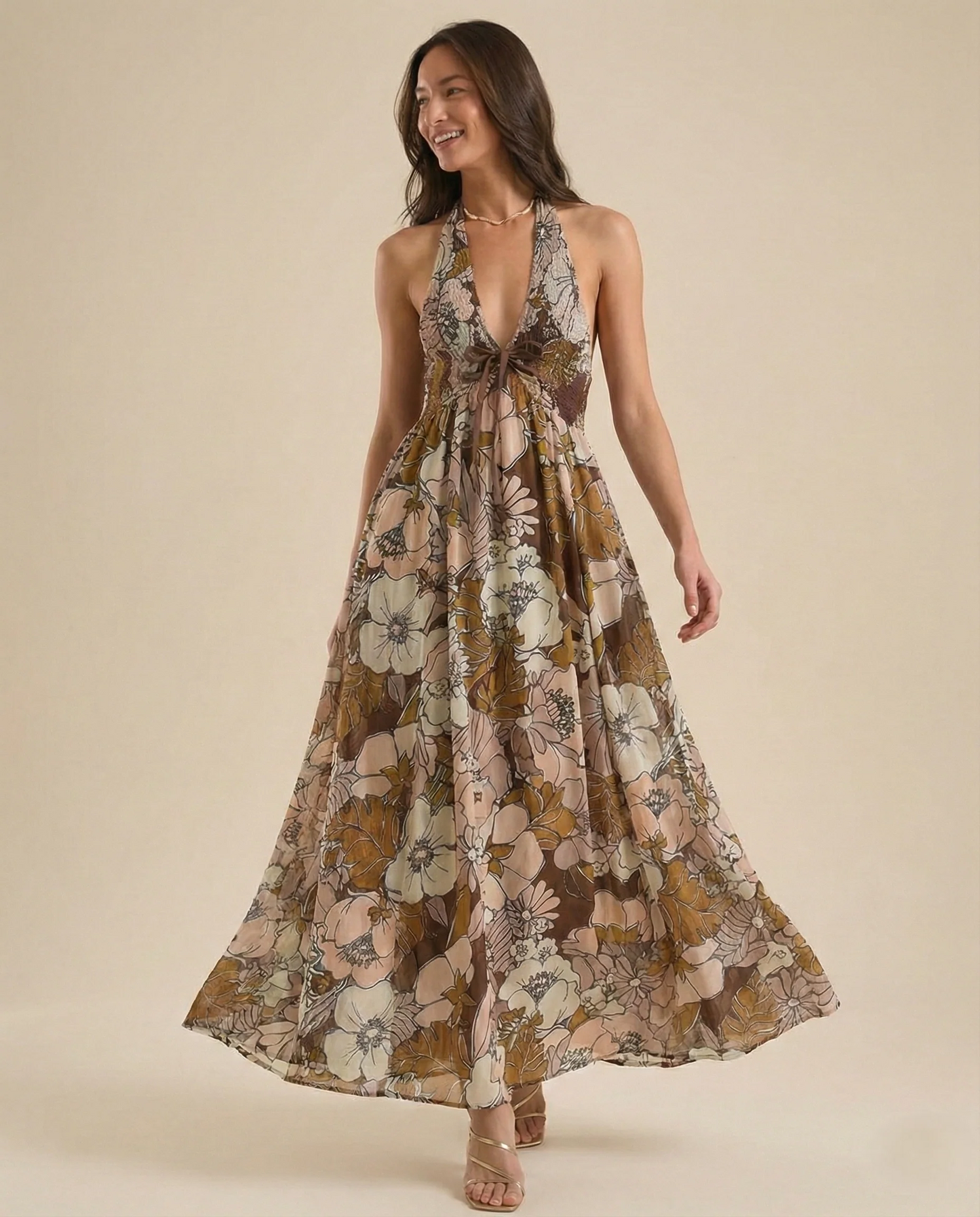 Elara | Vestido Halster