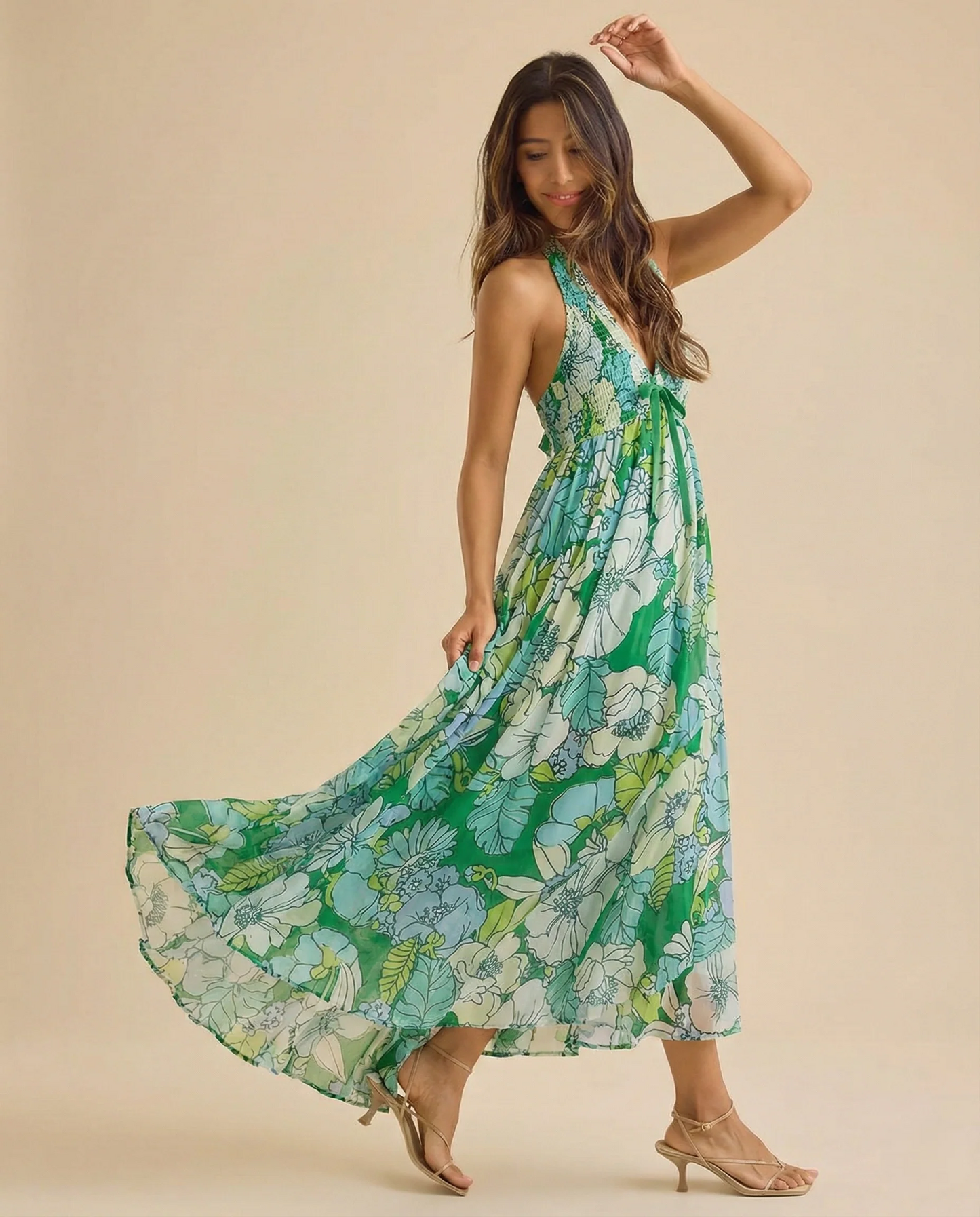 Elara | Vestido Halster