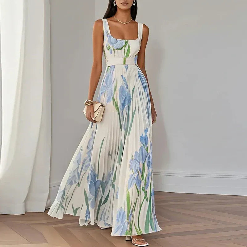 Duca Vestido Maxi Floral