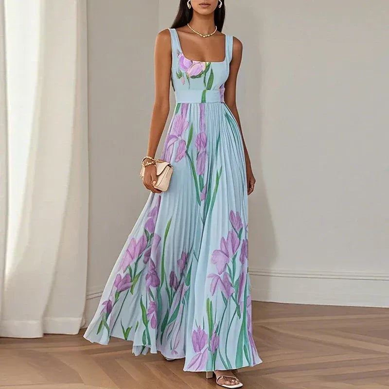 Duca Vestido Maxi Floral