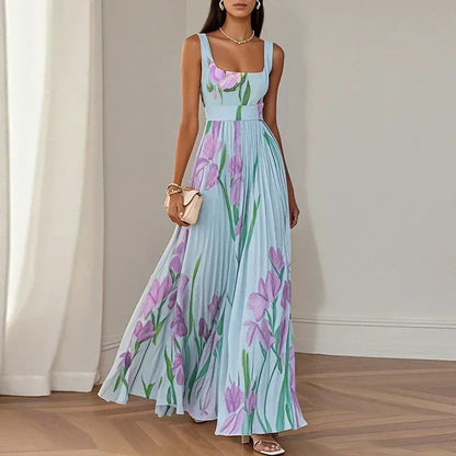 Duca Vestido Maxi Floral