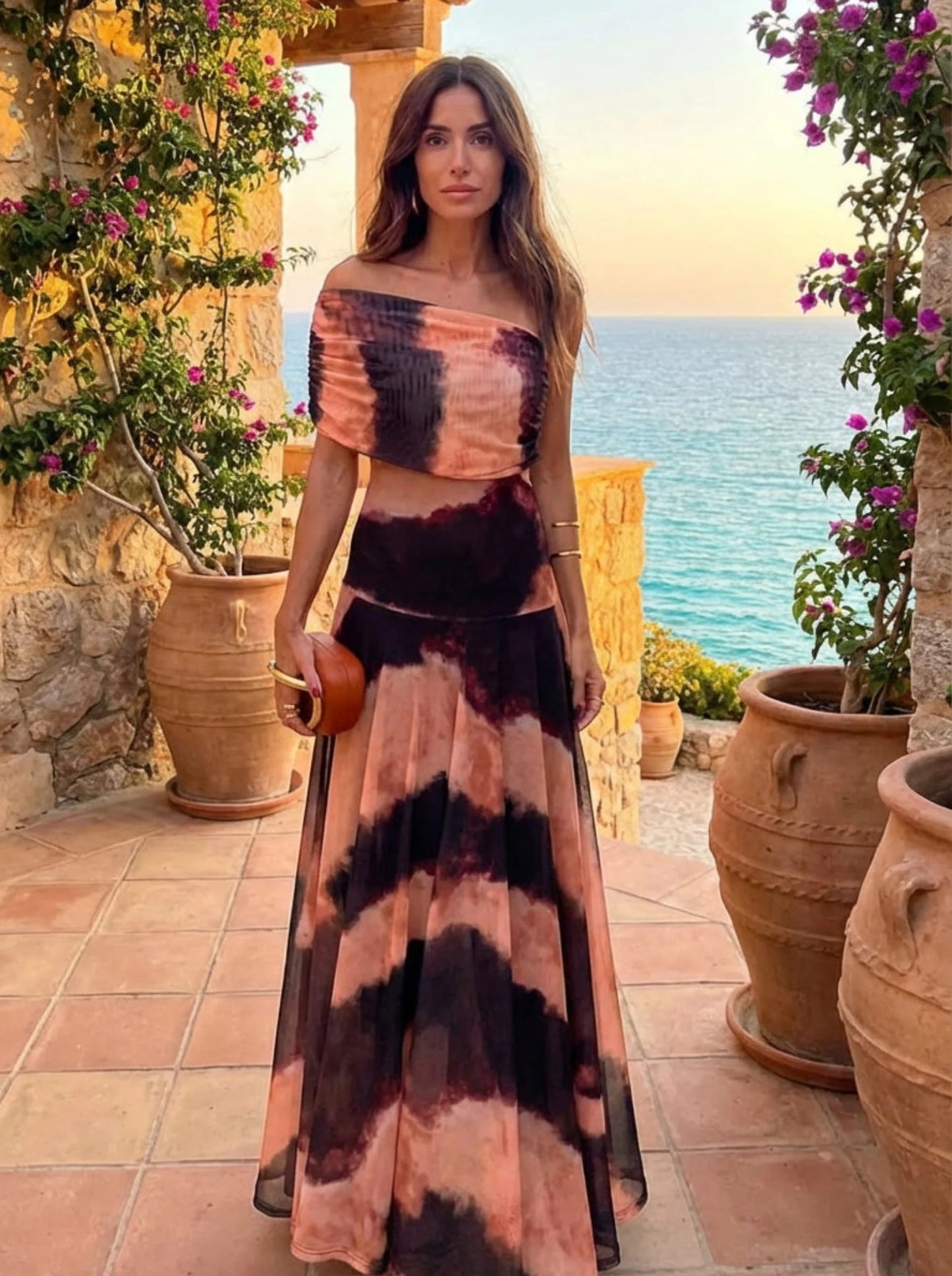 Mariana | Vestido Maxi Atardecer