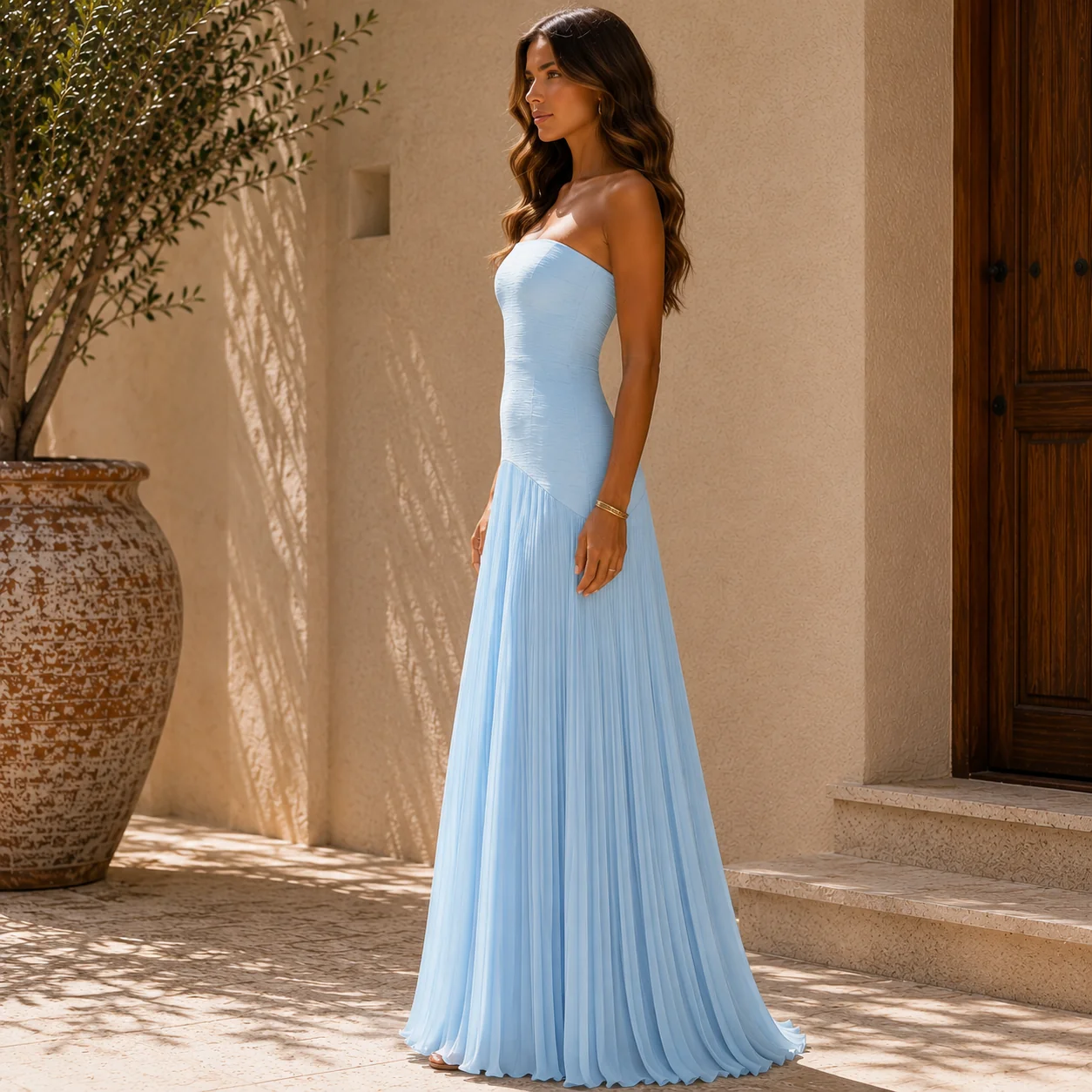 Candela | Vestido palabra de honor
