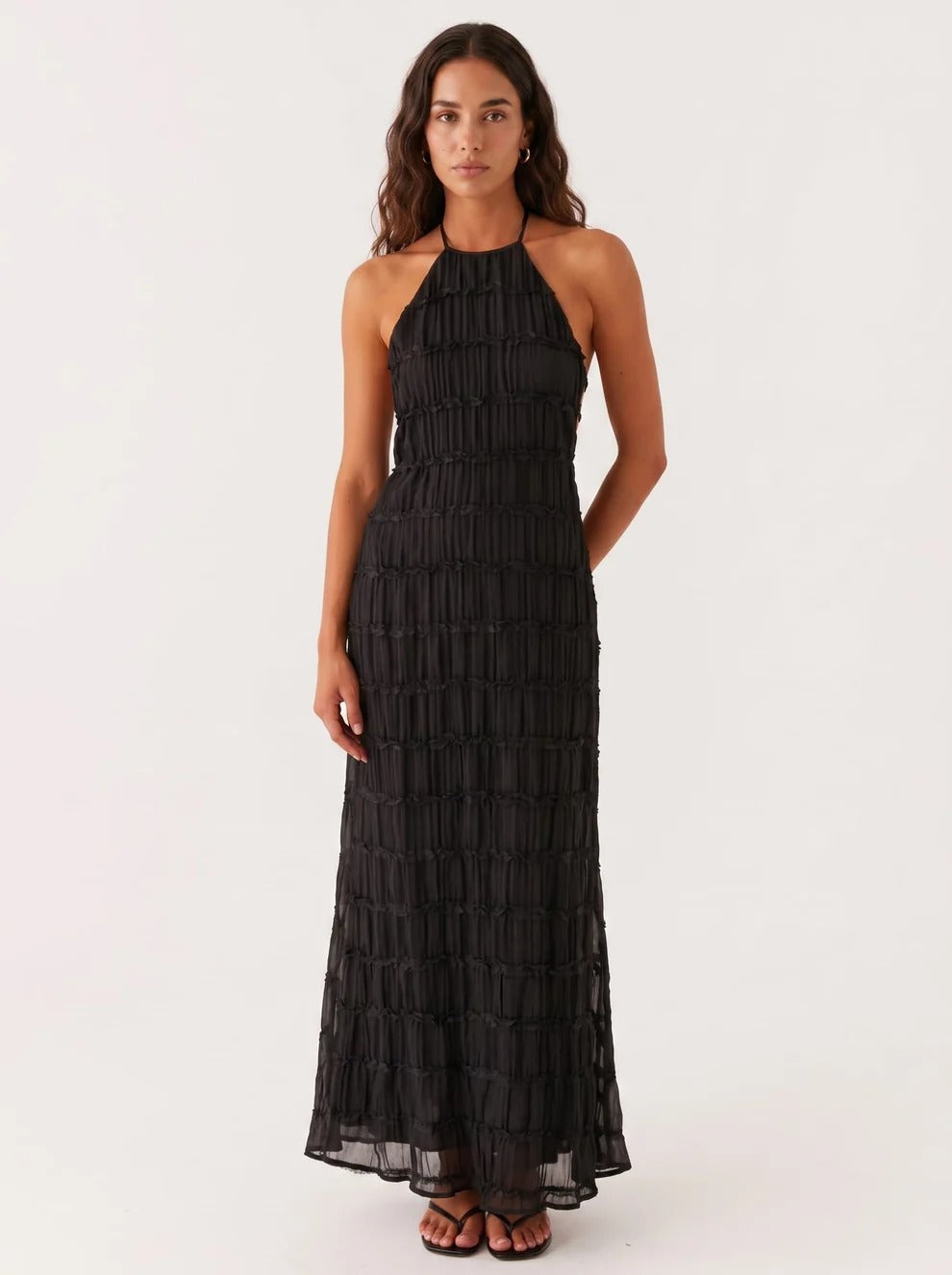 Vestido Nia – Maxivestido con escote halter