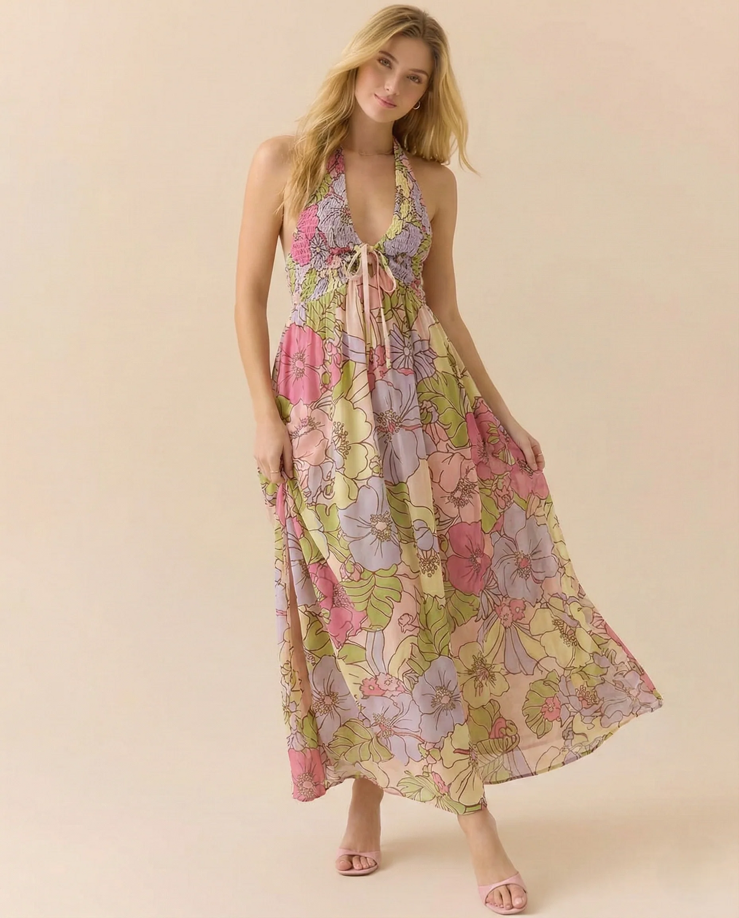 Elara | Vestido Halster