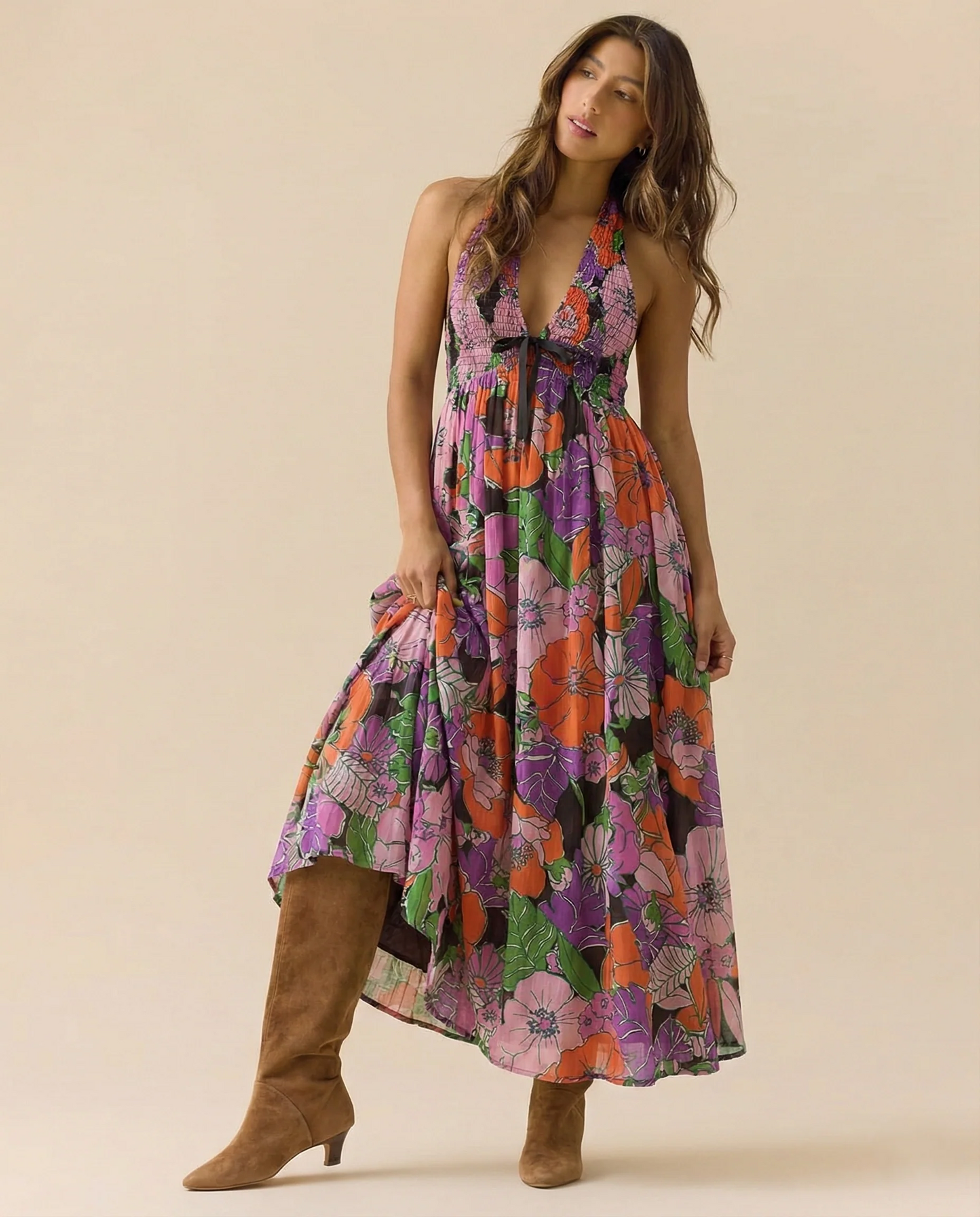 Elara | Vestido Halster