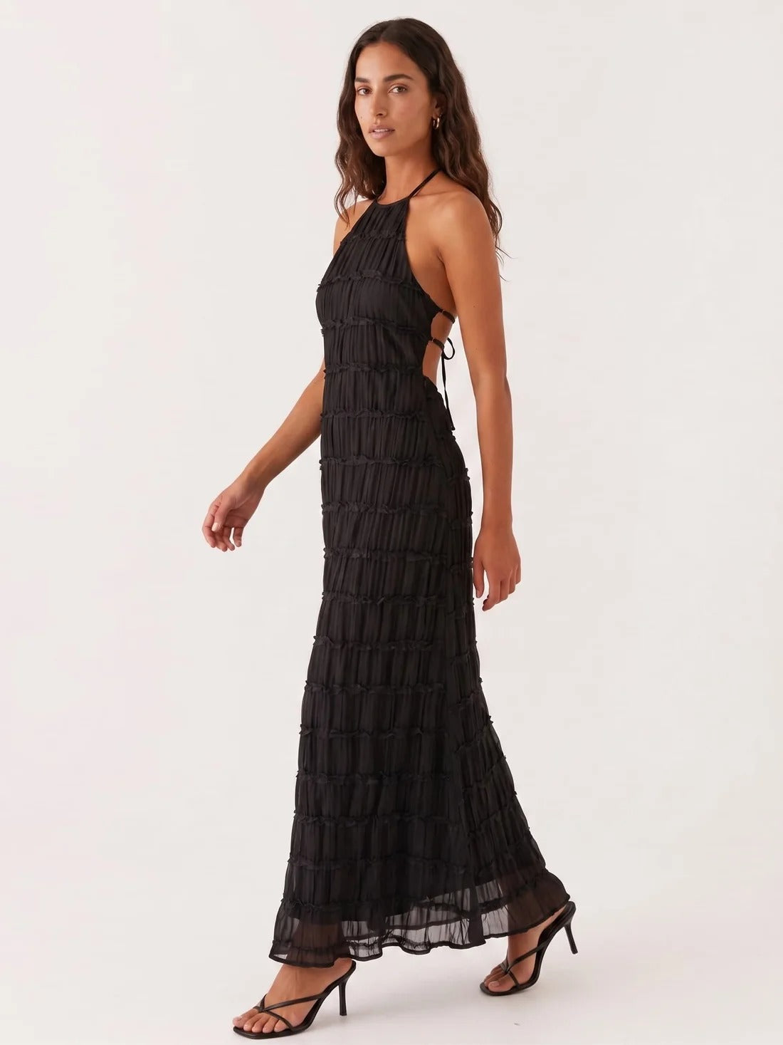Vestido Nia – Maxivestido con escote halter