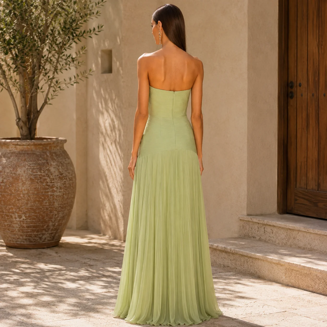 Candela | Vestido palabra de honor