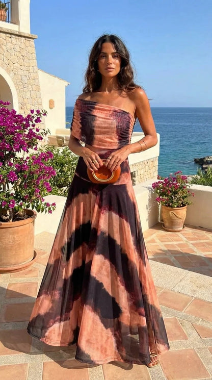 Mariana | Vestido Maxi Atardecer