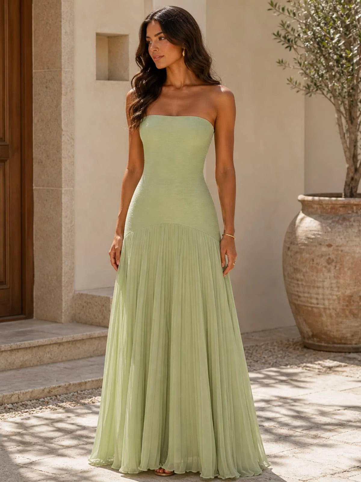 Candela | Vestido palabra de honor