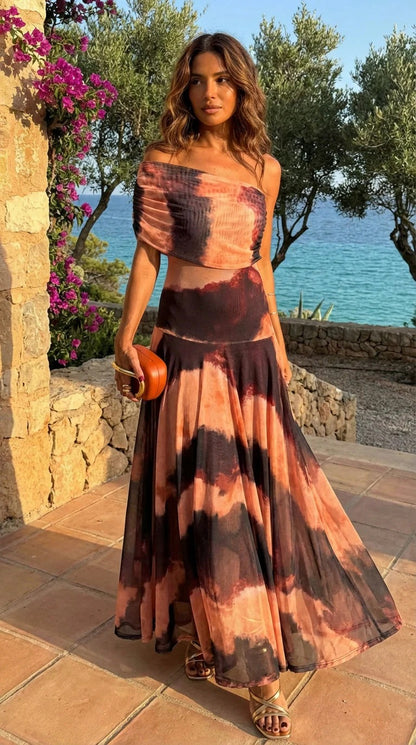 Mariana | Vestido Maxi Atardecer