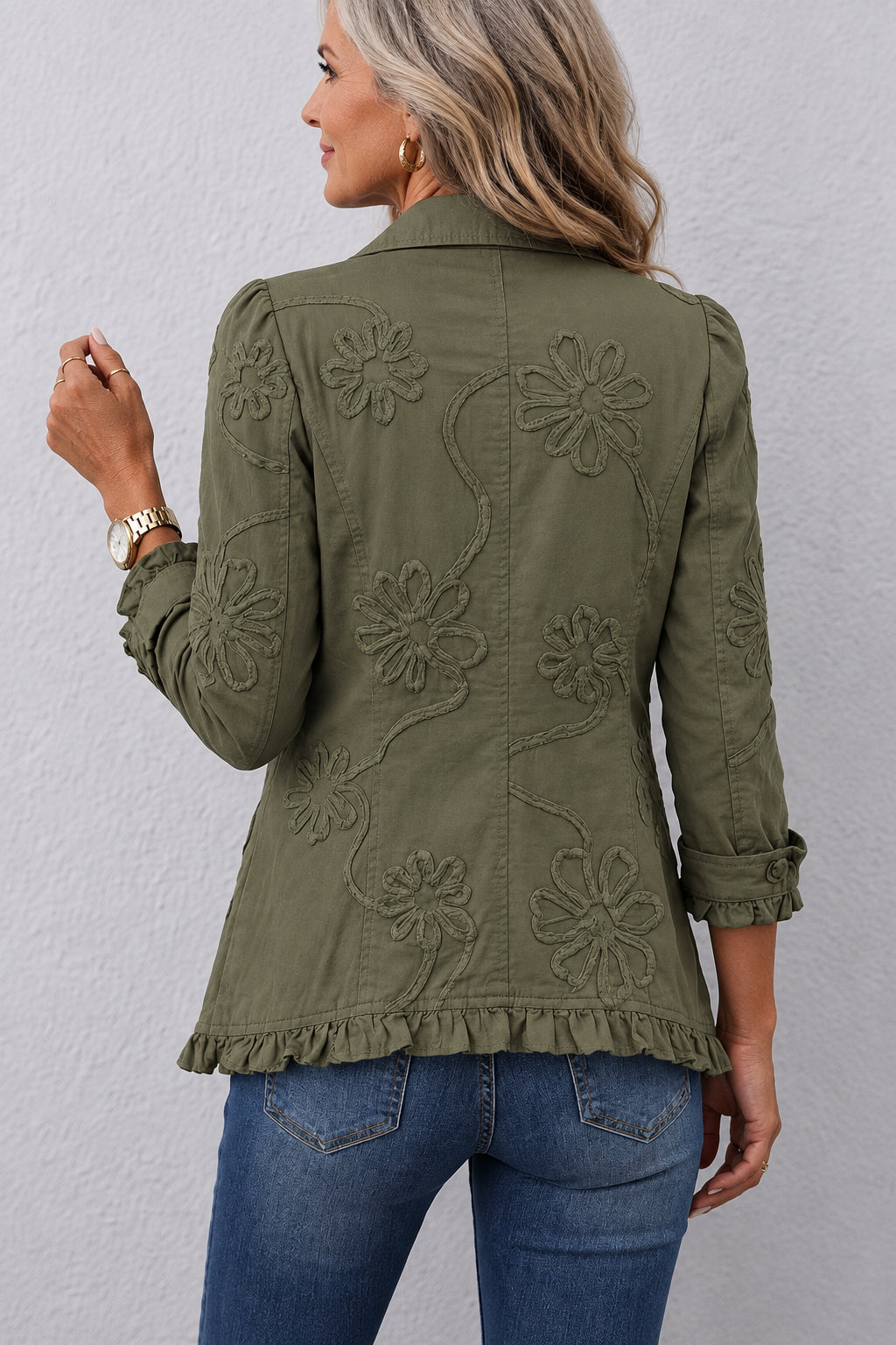 Amparo | Chaqueta con volantes