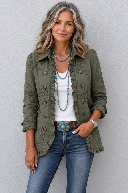 Amparo | Chaqueta con volantes