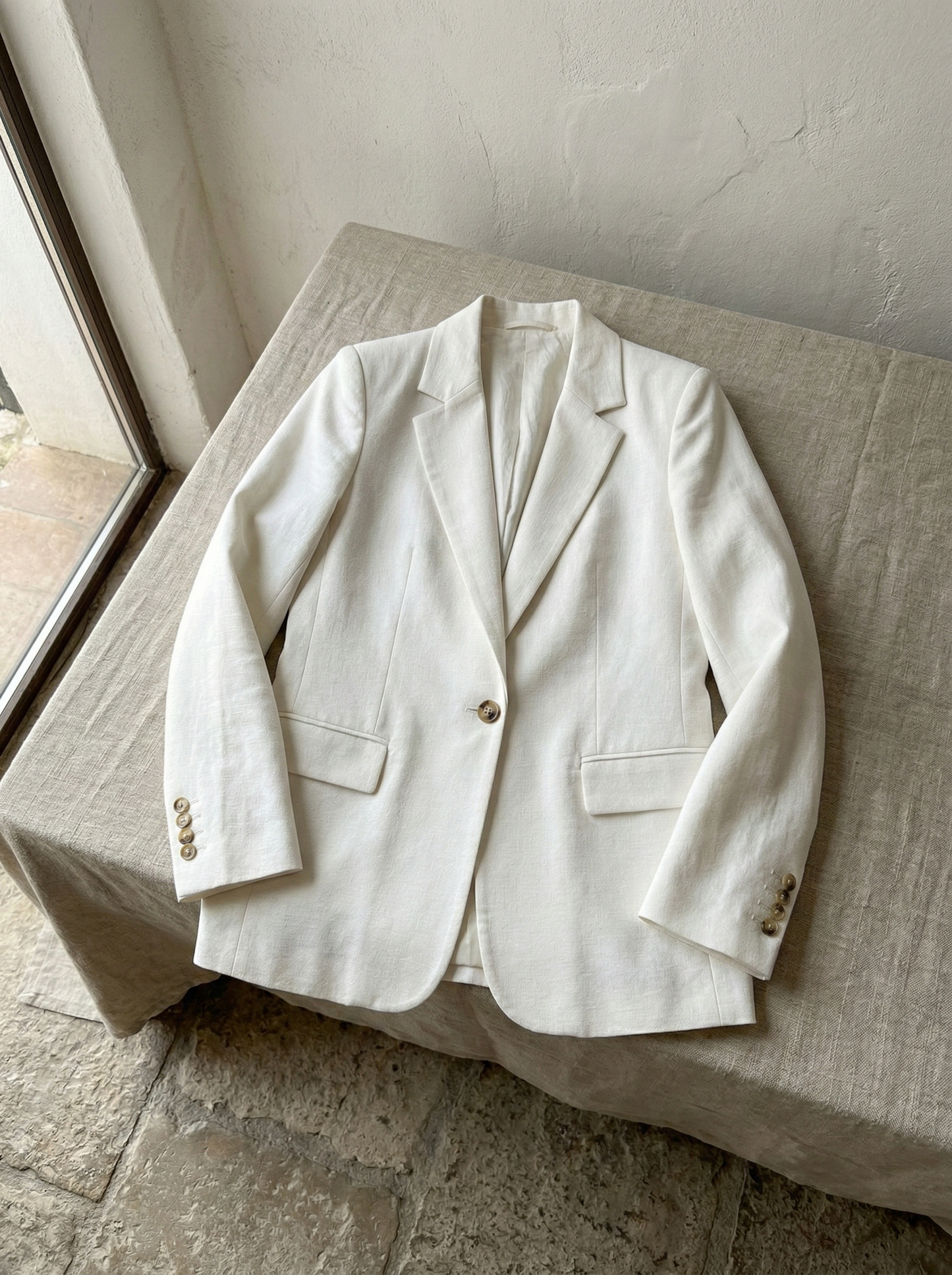 Atemporal Blazer Corte Entallado
