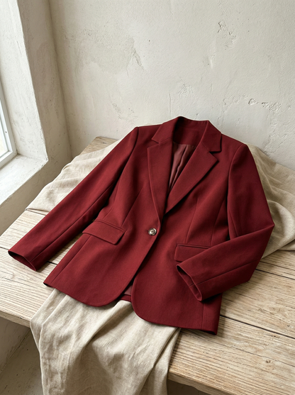 Atemporal Blazer Corte Entallado